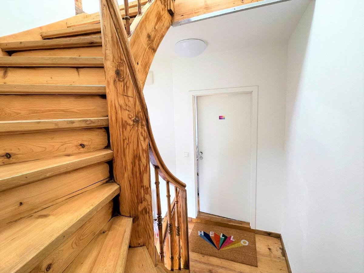 Bunter Hund Apartments - Zentrales Apartment, Parkplatz, Wintergarten, Kinderzimmer Rothenburg ob der Tauber Exterior foto